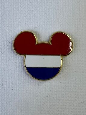 Disneyland Resort Paris Trading Pin - Mickey Mouse Icon - Netherlands Flag